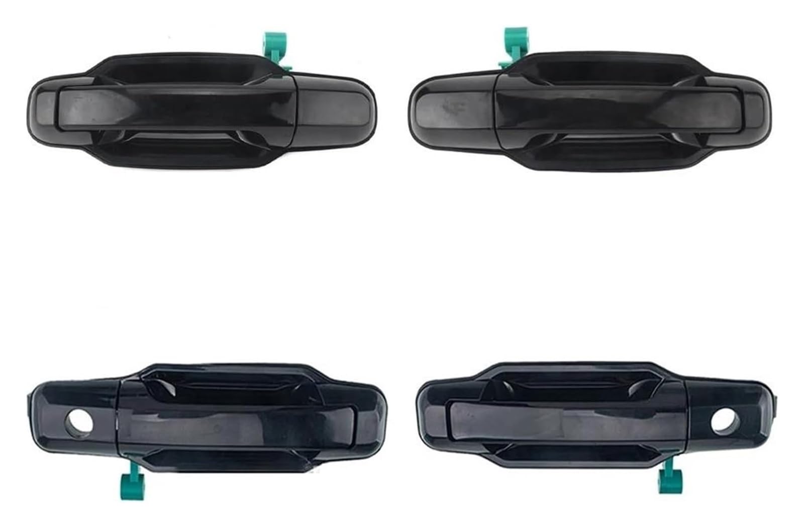 Auto Außentürgriffabdeckung Für Kia Für Sorento 2003-2009 826603E021 826503E021 836503E01 LHD Vorne Links Rechts Außentür Griff Ersatz(Schwarz,A set) von WERKFNKBNH