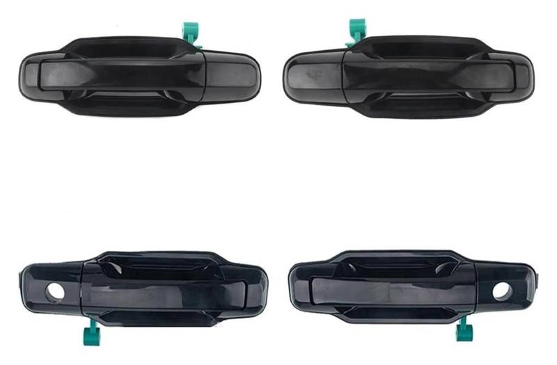 Auto Außentürgriffabdeckung Für Kia Für Sorento 2003-2009 826603E021 826503E021 836503E01 LHD Vorne Links Rechts Außentür Griff Ersatz(Schwarz,A set) von WERKFNKBNH
