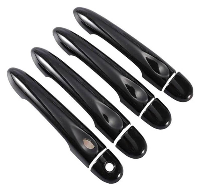 Auto Außentürgriffabdeckung Für M&EGANE 3 MK3 III 2008–2016 Glänzend Schwarz Autotürgriffabdeckung Zierleiste Styling-Zubehör(4dr 1 Key 1 Button) von WERKFNKBNH