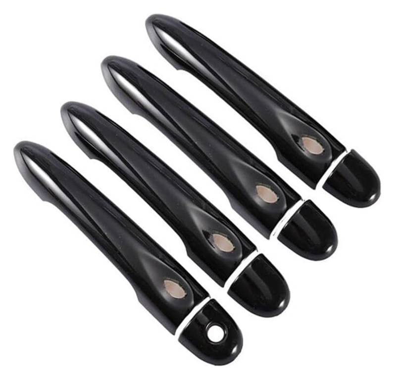 Auto Außentürgriffabdeckung Für M&EGANE 3 MK3 III 2008–2016 Glänzend Schwarz Autotürgriffabdeckung Zierleiste Styling-Zubehör(4dr 1 Key 4 Buttons) von WERKFNKBNH