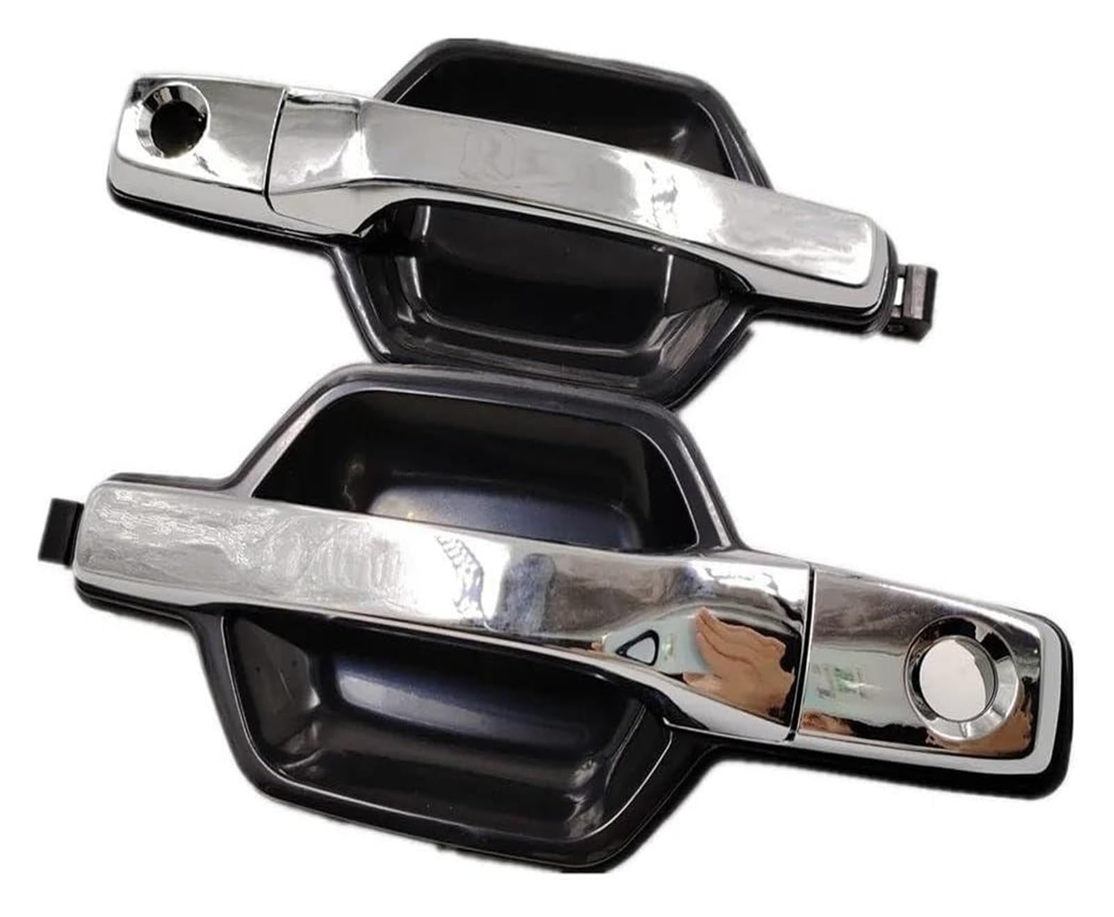 Auto Außentürgriffabdeckung Für M&ITSUBISHI Für Montero 2001-2006 Für Pajero 1999 5716A359XA MR970425 Außen Tür Griff(Half Chrome,Front Right) von WERKFNKBNH