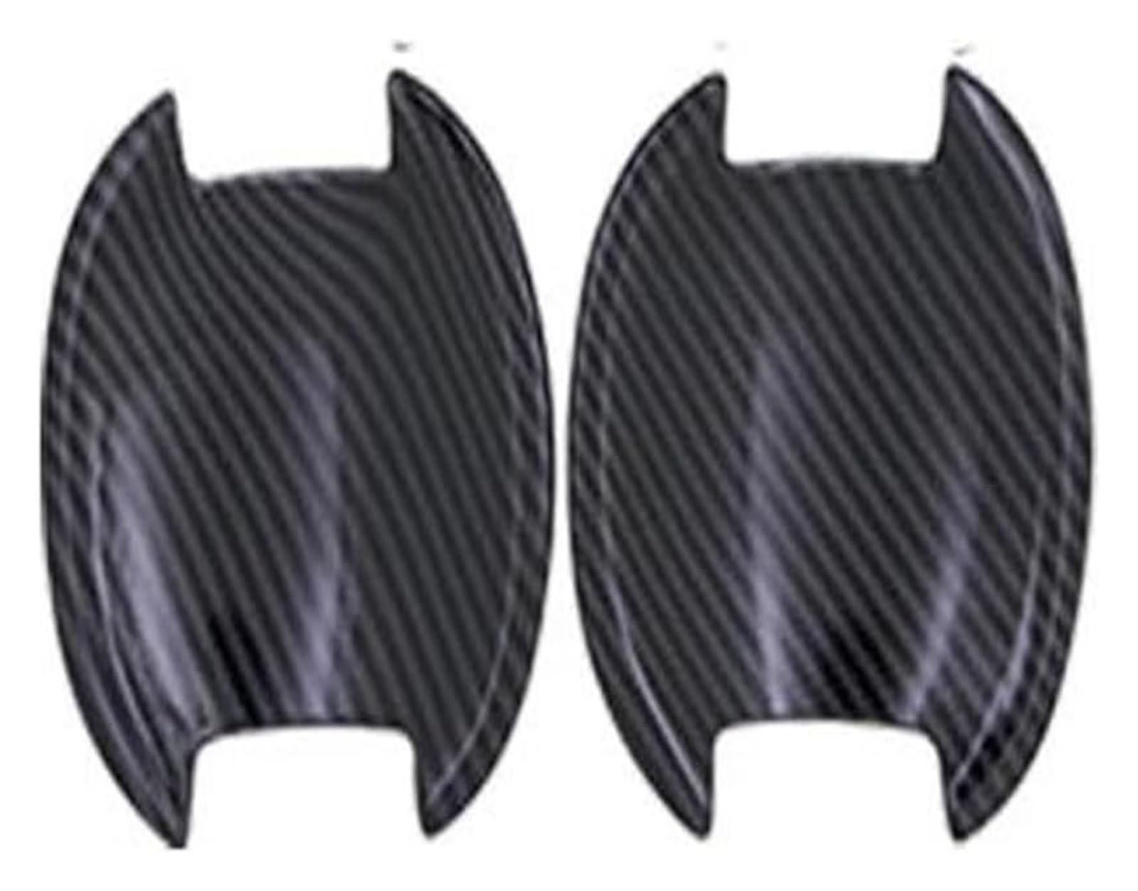 Auto Außentürgriffabdeckung Für N&issan Für JUKE F15 Für Esq Auto Außenaufkleber Türgriffabdeckung 2010-2019 Autotürgriff(Carbon 2 Bowl) von WERKFNKBNH