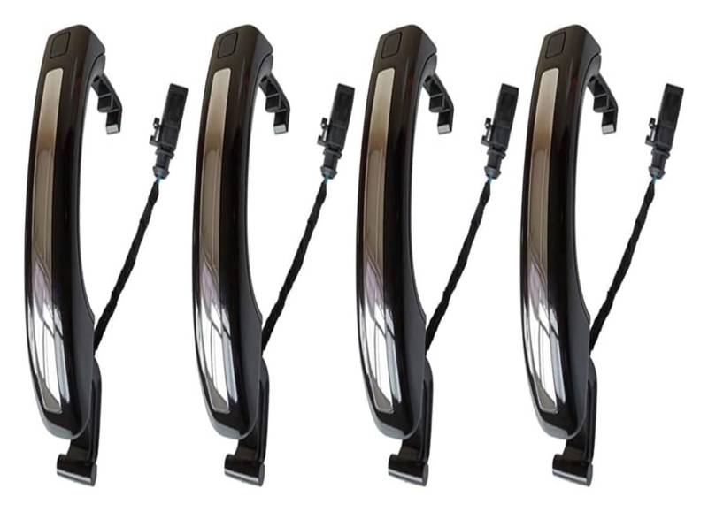 Auto Außentürgriffabdeckung Für Q7 2007-2015 Smart Sensor Außentürgriff 4L0837205A 4L0837205B 4L0837207A(4pcs New Black) von WERKFNKBNH