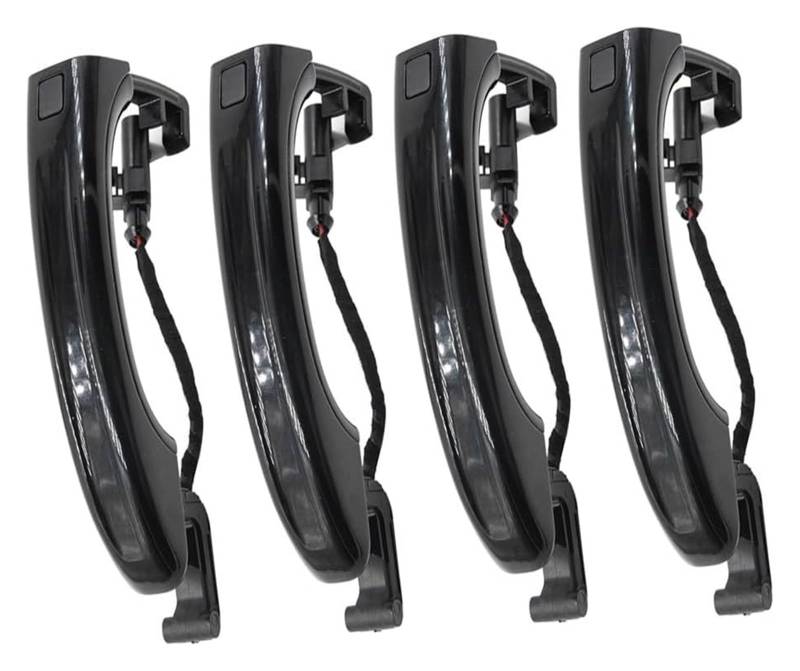 Auto Außentürgriffabdeckung Für Q7 2007-2015 Smart Sensor Außentürgriff 4L0837205A 4L0837205B 4L0837207A(4pcs Old Black) von WERKFNKBNH