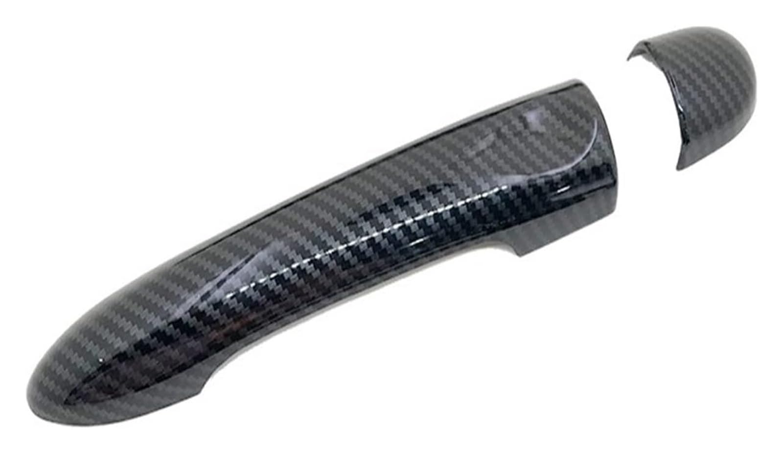 Auto Außentürgriffabdeckung Für R&ENAULT Für Zoe ZE 2013-2019 Carbon Faser Außentür Griff Abdeckung Catch Trim Auto Kappe Zubehör(0 Keyhole) von WERKFNKBNH
