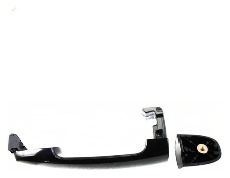 Auto Außentürgriffabdeckung Für T&oyota Für Camry 2002-2006 Für Auris Für Avensis Für Aygo Für Corolla Für Matrix Rav4 Außentür Griff Vorne Links Rechts(Black Without Hole) von WERKFNKBNH