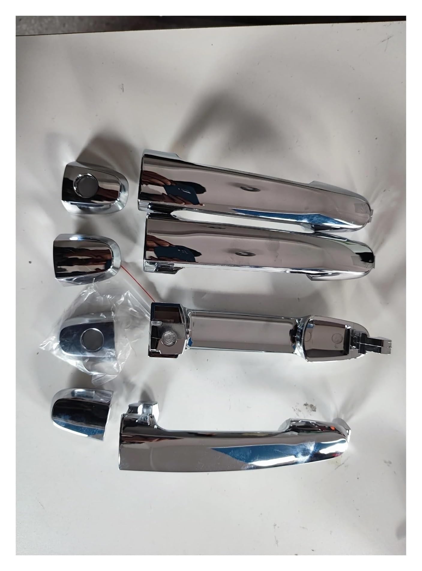 Auto Außentürgriffabdeckung Für T&oyota Für Camry 2002-2006 Für Auris Für Avensis Für Aygo Für Corolla Für Matrix Rav4 Außentür Griff Vorne Links Rechts(Chrome Set 4pcs) von WERKFNKBNH
