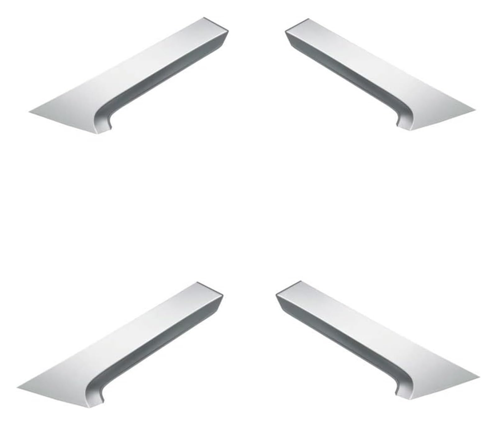 Auto Außentürgriffabdeckung Für T&oyota Für Camry 2006-2011 Mit Doppel Klebeband Türgriff Abdeckung Silber Auto Innen Trim Innen Tür Griff Armlehne(Full Set) von WERKFNKBNH