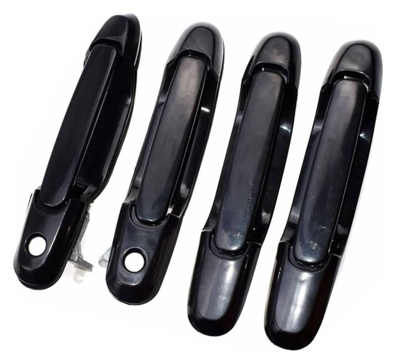 Auto Außentürgriffabdeckung Für T&oyota Für Sienna 1998-2003 Außentürgriff Vorne Hinten Links Rechts 69210-08010 69230-08020(Schwarz) von WERKFNKBNH