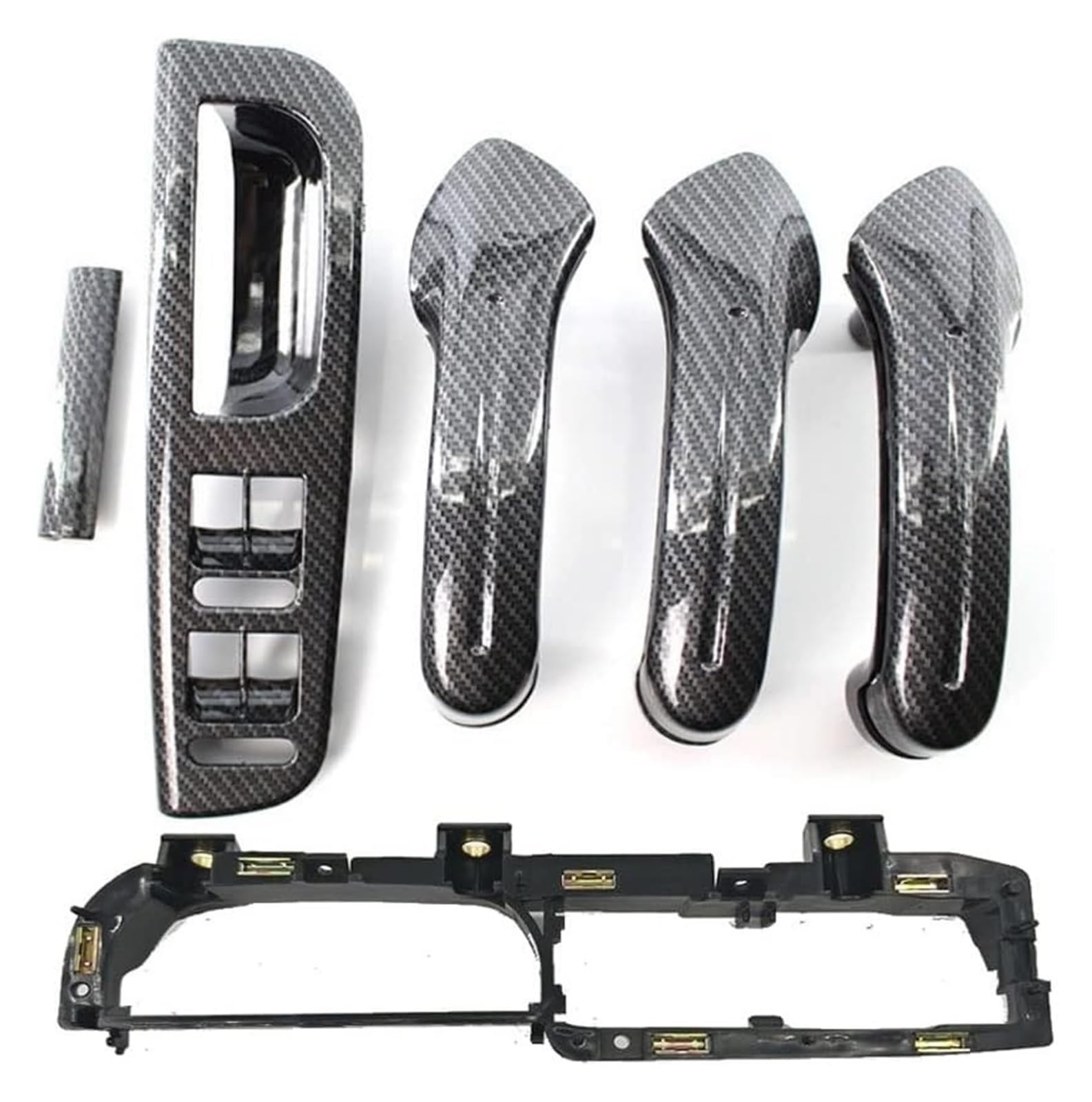Auto Außentürgriffabdeckung Für VW Für B&ORA Für G&olf 1999-2004 4 MK4 Für J&etta Innen Türgriff Armlehne 1J0867171A 1J4867179A 1J0867172A 867180A 3B1867171E(1 Set Carbon Plus) von WERKFNKBNH