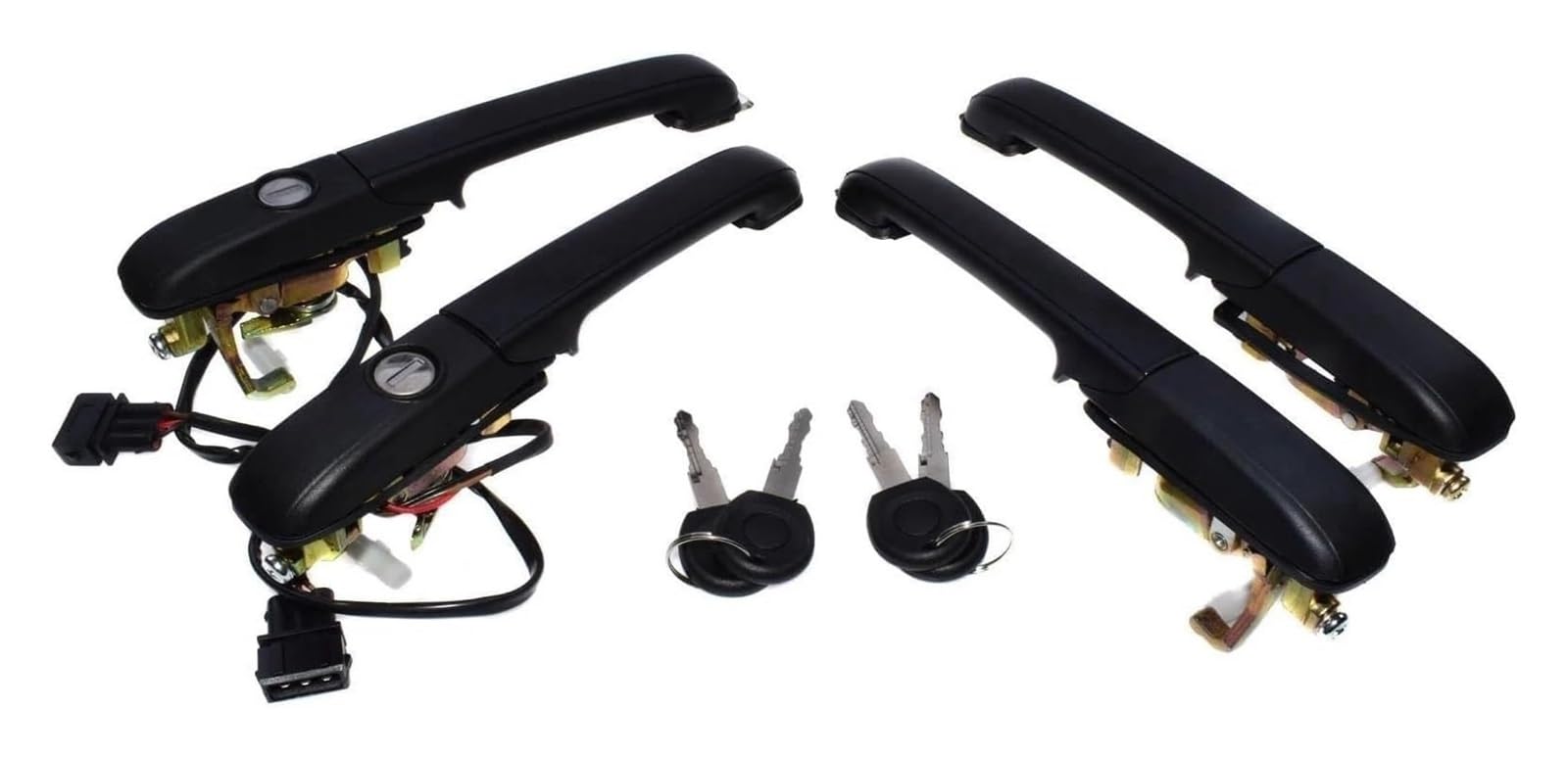 Auto Außentürgriffabdeckung Für VW Für P&assat B4 1994-1997 3A0839205A 3A0839206A 3A0837207C 3A0837208C Auto-Außentürgriffe Mit Schlüsseln Ersatz(A SET 4 PCS) von WERKFNKBNH