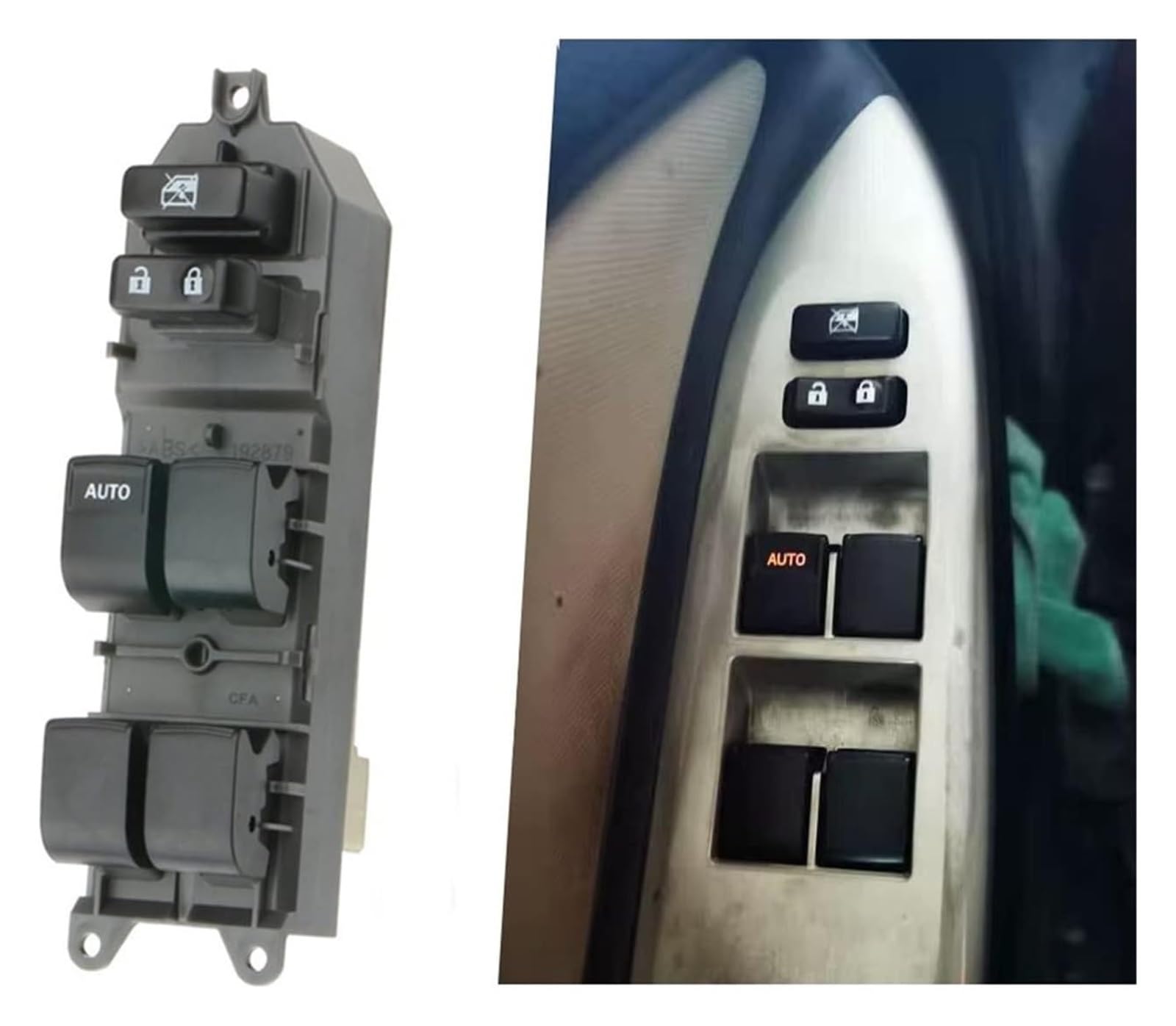 Auto Fensterheber Taster Für T&oyota Für RAV4 2010-2017 Auto Vorne Links Stick Seite Fenster Control Schalter Power Windoe Control Schalter(A Type) von WERKFNKBNH