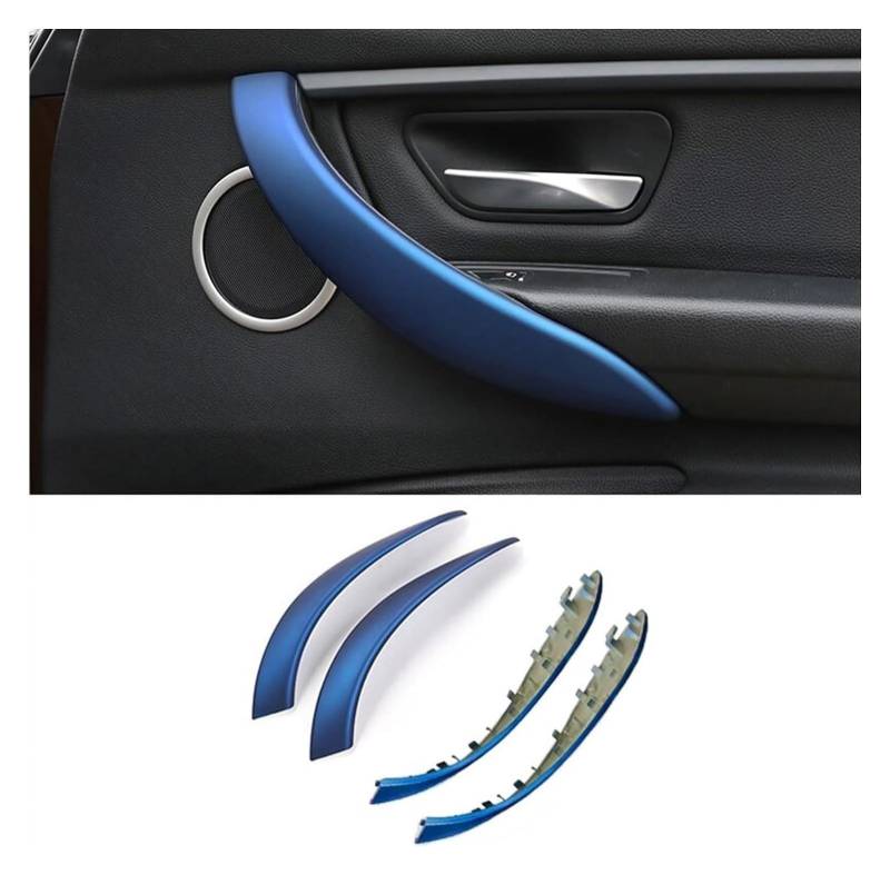 Auto Innere Türgriffverkleidung Für 3er 4er F30 F36 M3 Autotürgriff Innentürgriffe Abdeckung Ersetzen Autotürgriff(Blau) von WERKFNKBNH