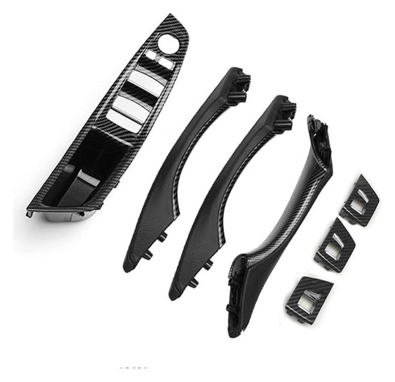 Auto Innere Türgriffverkleidung Für 5 Series F10 2011-2016 Auto-Innenverkleidung Tür-Zuggriffabdeckung Innentür-Zuggriff Ersetzen(Assembly Carbon) von WERKFNKBNH