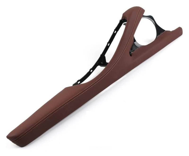 Auto Innere Türgriffverkleidung Für 5er F10 F11 F18 520 523 525 528 530 LHD RHD Fahrerseitentür Armlehne Leder Außenrahmen Stützhalterung(Red Brown,LHD) von WERKFNKBNH