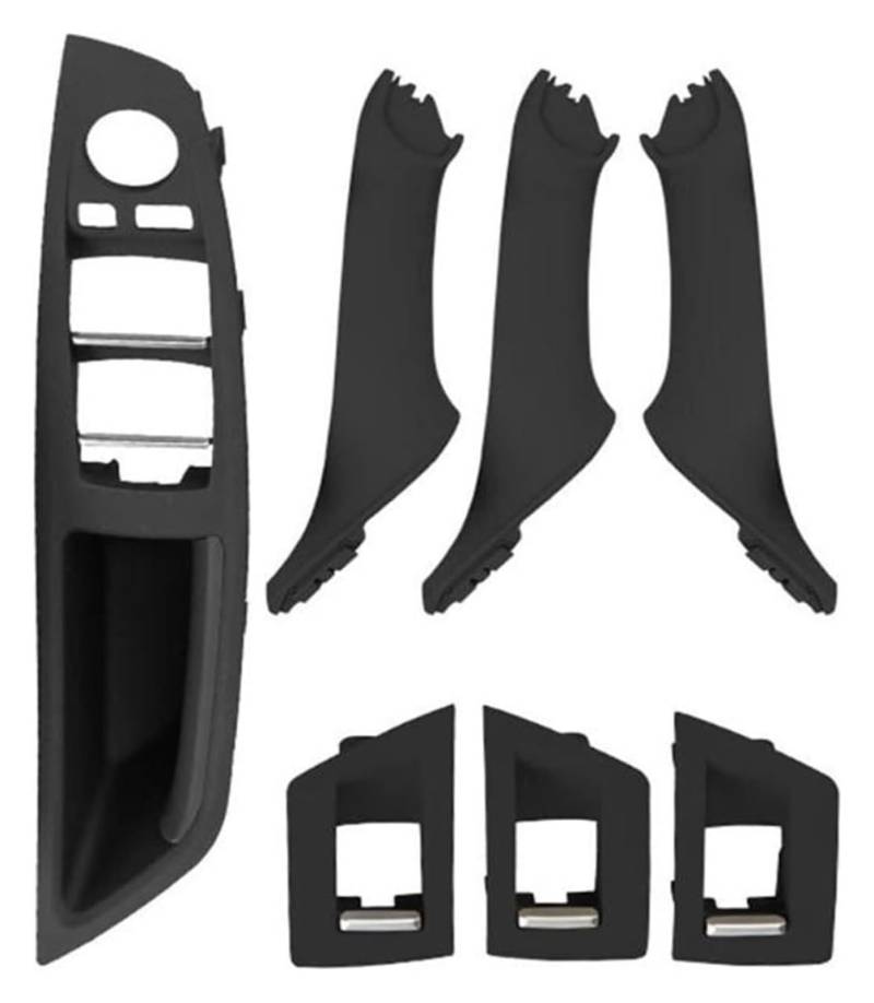 Auto Innere Türgriffverkleidung Für 5er F10 F18 Linkslenker 2010-2016 Autoinnentürgriffplatte Dekorative Abdeckung(Schwarz) von WERKFNKBNH