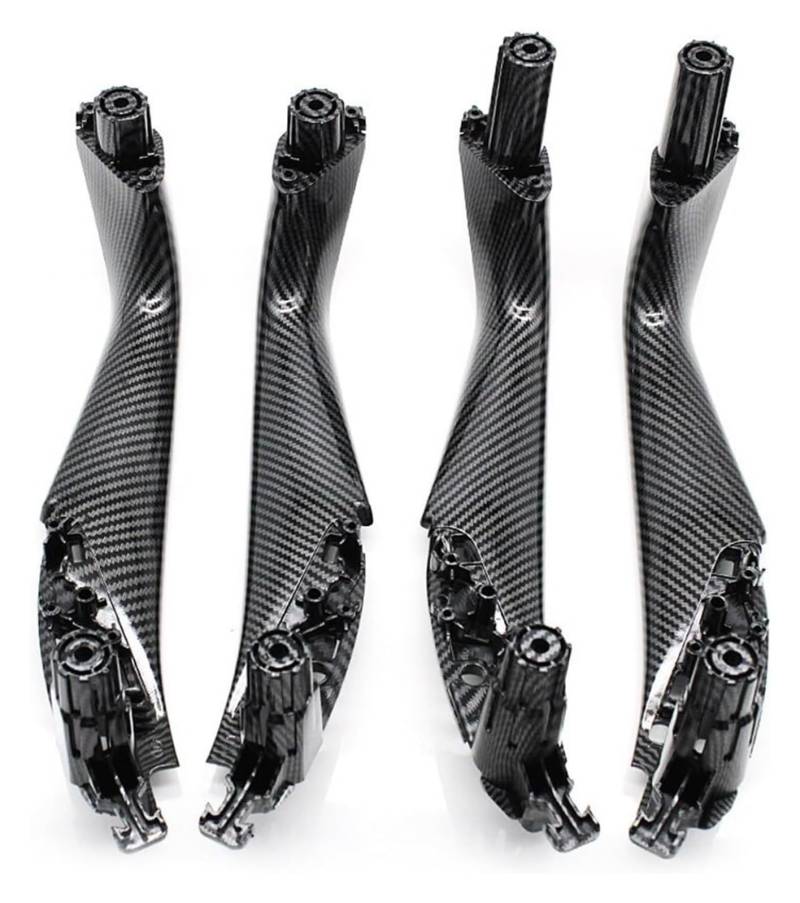 Auto Innere Türgriffverkleidung Für 5er M5 G30 G31 F90 2017-2021 Türgriff Innenabdeckung Verkleidung Autoinnenraum Vorne Hinten Links Rechts(Carbon 4pcs Set) von WERKFNKBNH