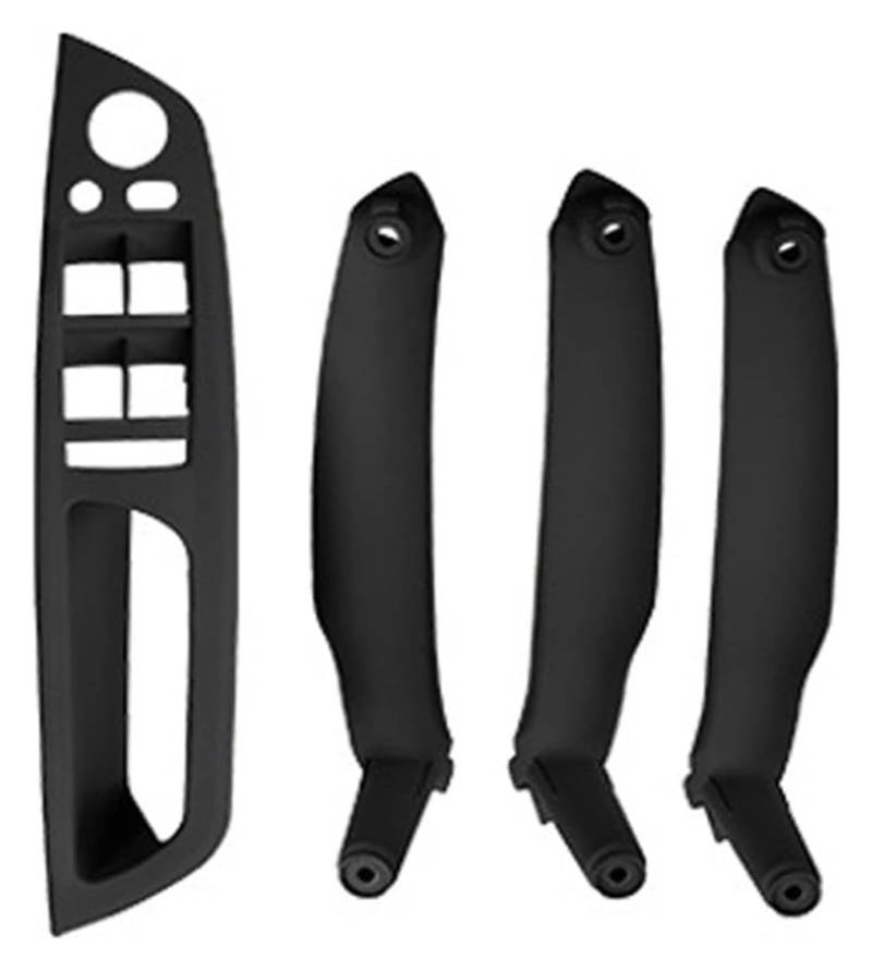 Auto Innere Türgriffverkleidung Für E70 E71 X5 X6 2007-2014 Auto Armlehne Links Vorne LHD Innentürgriff Innenverkleidung Pull Trim Cover(Black 4 Pcs) von WERKFNKBNH