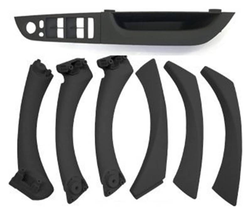 Auto Innere Türgriffverkleidung Für E90 E91 3er-Serie 2004–2012 Limousine Pull Trim Abdeckung LHD RHD Innentürgriff Panel Kit(37.5 Cm Black Rhd) von WERKFNKBNH