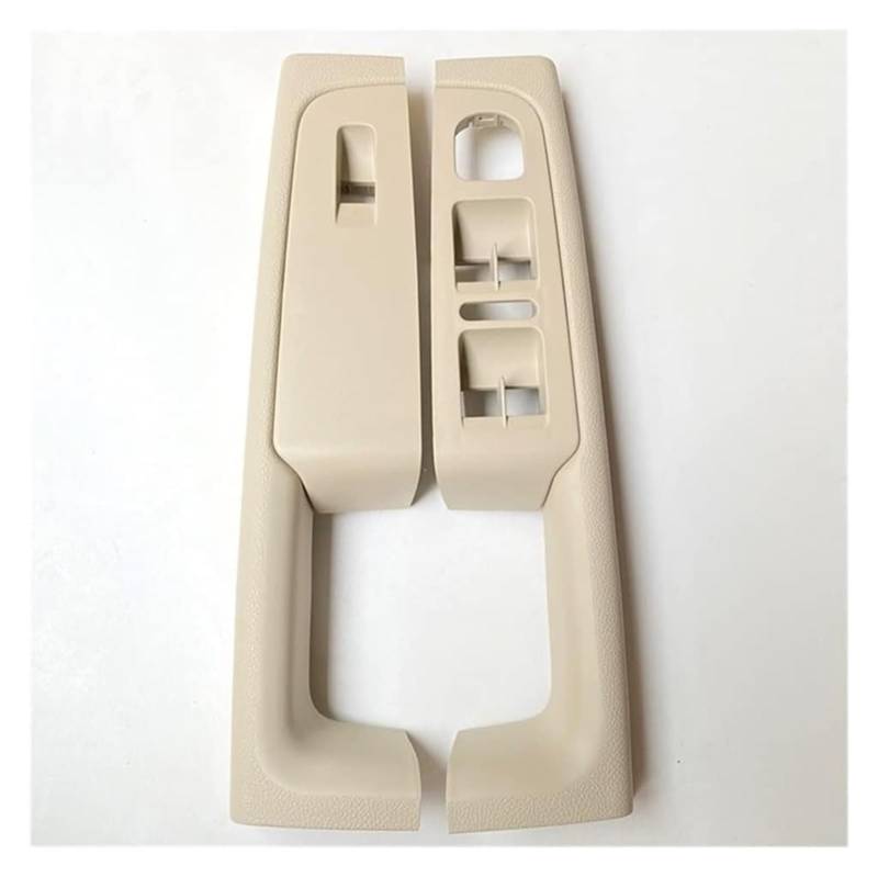 Auto Innere Türgriffverkleidung Für Superb 2008-2013 Beige Vorne Innen Tür Griff Armlehne Rahmen Switch Control Panel Trim(Front Left and Right) von WERKFNKBNH