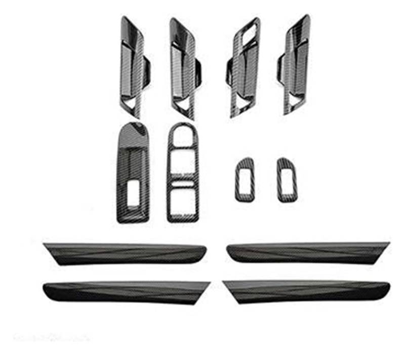 Auto Innere Türgriffverkleidung Für VW Für G&olf 6 2008-2012 MK6 Auto Fenster Control Tür Griff Panel Abdeckung Moulding Trim(Rhd Style a C D) von WERKFNKBNH