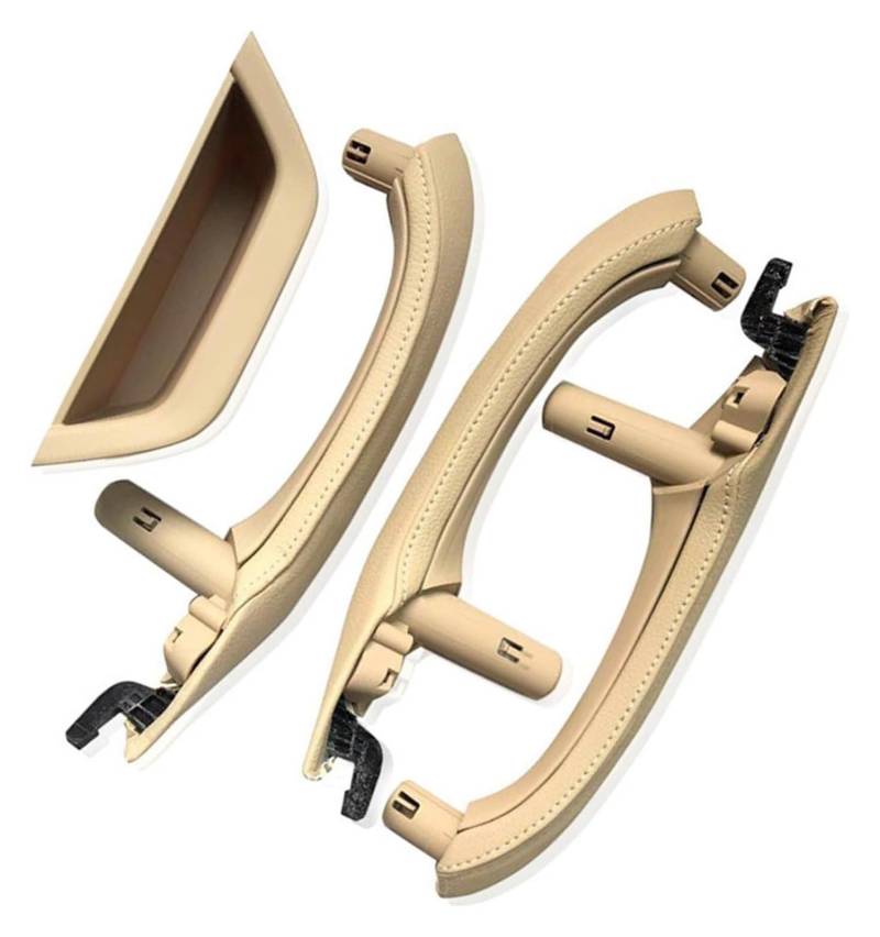 Auto Innere Türgriffverkleidung Für X3 X4 F25 F26 2010-2016 Auto-Innentür-Armlehnen-Zuggriffabdeckung, Kompletter Satz, LHD(Lhd 7pcs Set Beige) von WERKFNKBNH