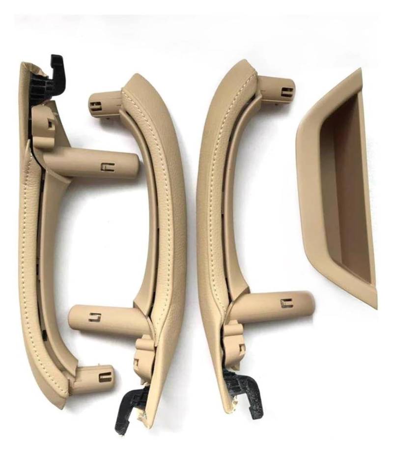 Auto Innere Türgriffverkleidung Für X3 X4 F25 F26 2010-2016 Links Rechts Fahrer Auto Innentür Pull Griff Abdeckung Set Montage(Rhd Set Beige) von WERKFNKBNH