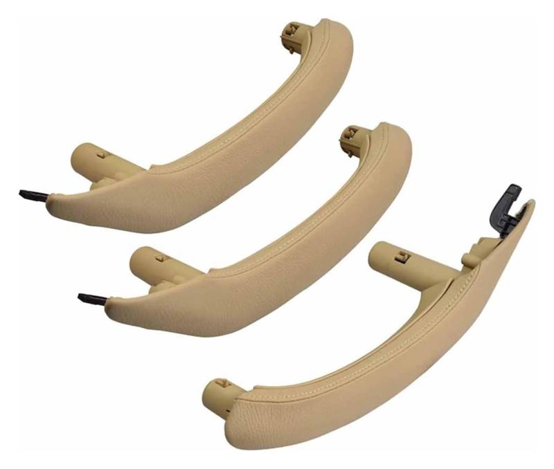Auto Innere Türgriffverkleidung Für X3 X4 F25 F26 2010-2017 Innentür-Armlehnen-Zuggriff Schwarzes Leder Außenbezug Komplettes Set(Schwarz,RHD SET) von WERKFNKBNH