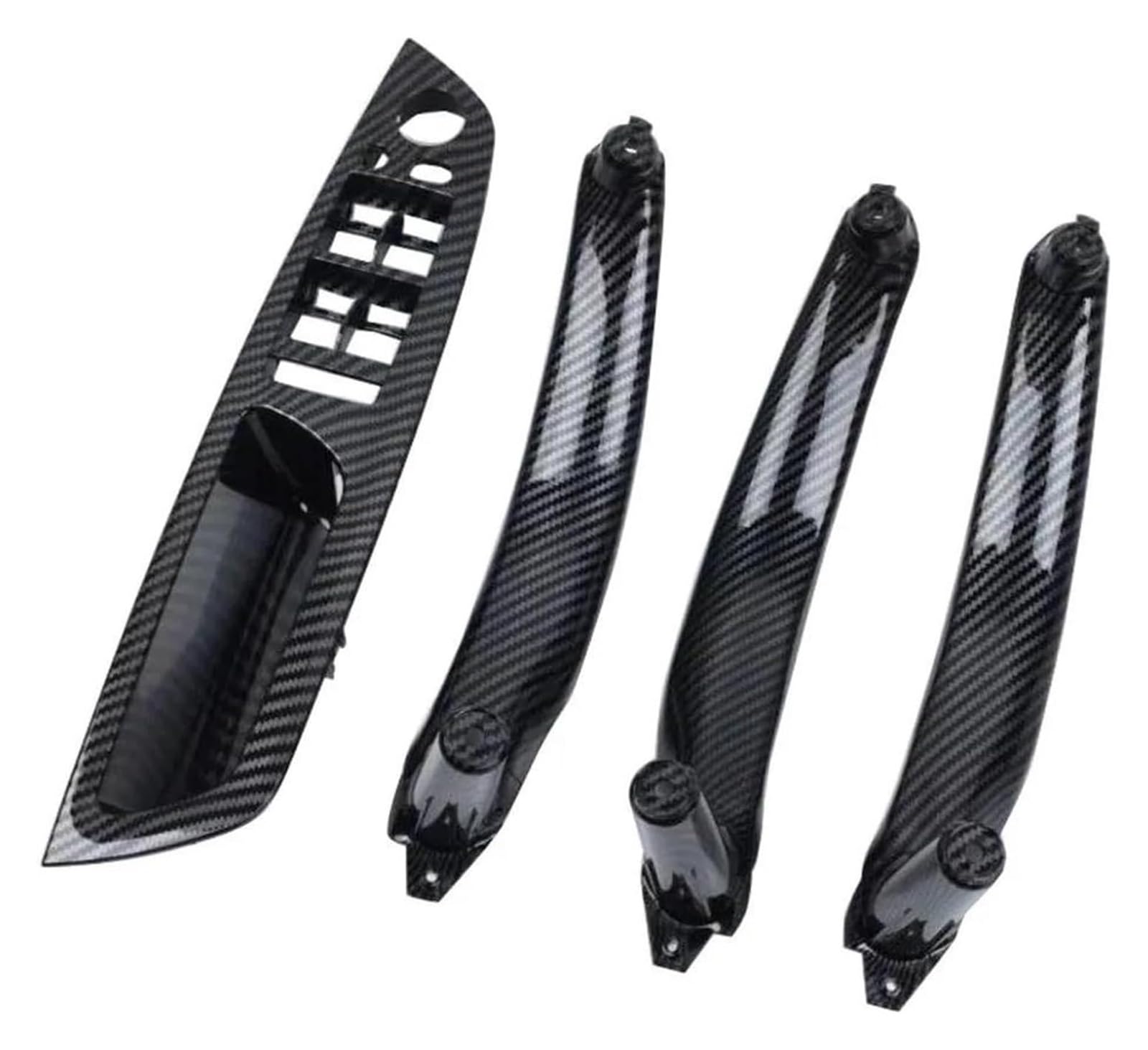 Auto Innere Türgriffverkleidung Für X5 X6 E70 E71 2007-2013 LHD Auto Innentür Pull Griff Armlehne Abdeckung Trim(Inside Handle 4pcs) von WERKFNKBNH