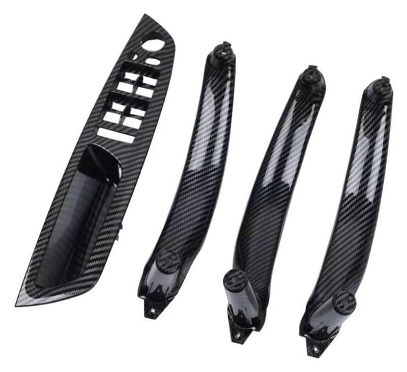 Auto Innere Türgriffverkleidung Für X5 X6 E70 E71 2007-2013 LHD Auto Innentür Pull Griff Armlehne Abdeckung Trim(Inside Handle 4pcs) von WERKFNKBNH