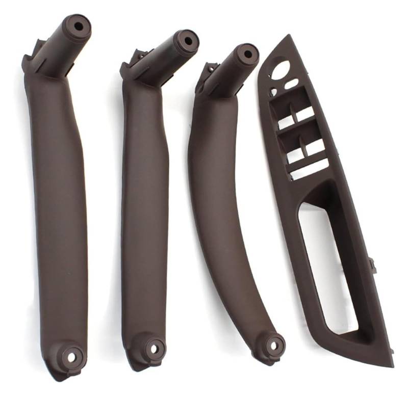 Auto Innere Türgriffverkleidung Für X5 X6 E70 E71 E72 2007-2013 LHD RHD Innentür Armlehne Abdeckung Pull Griff Ersatz(Set Moka Rhd 4pcs) von WERKFNKBNH