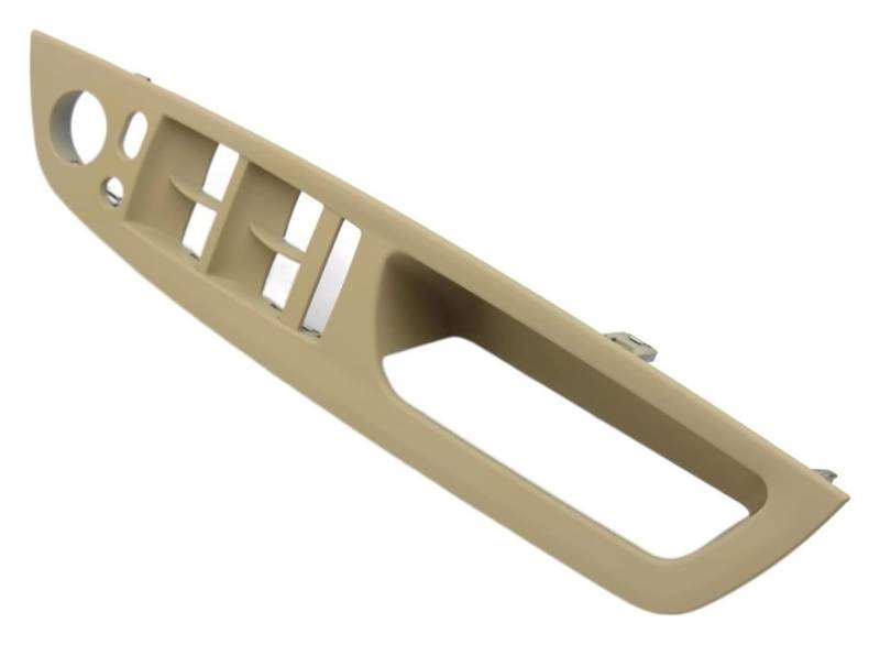 Auto Innere Türgriffverkleidung Für X5 X6 E70 E71 E72 2007-2013 RHD Rechtslenker Innentür Armlehne Leder Zuggriff Komplettset(Beige Armrest) von WERKFNKBNH