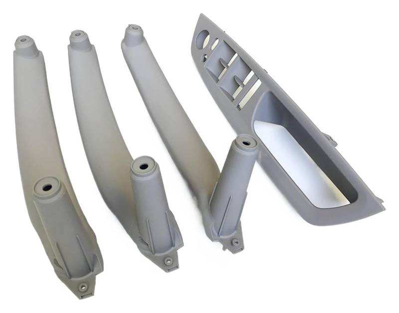 Auto Innere Türgriffverkleidung Für X5 X6 E70 E71 E72 2007-2013 RHD Rechtslenker Innentür Armlehne Leder Zuggriff Komplettset(Rhd Gray 4pcs) von WERKFNKBNH