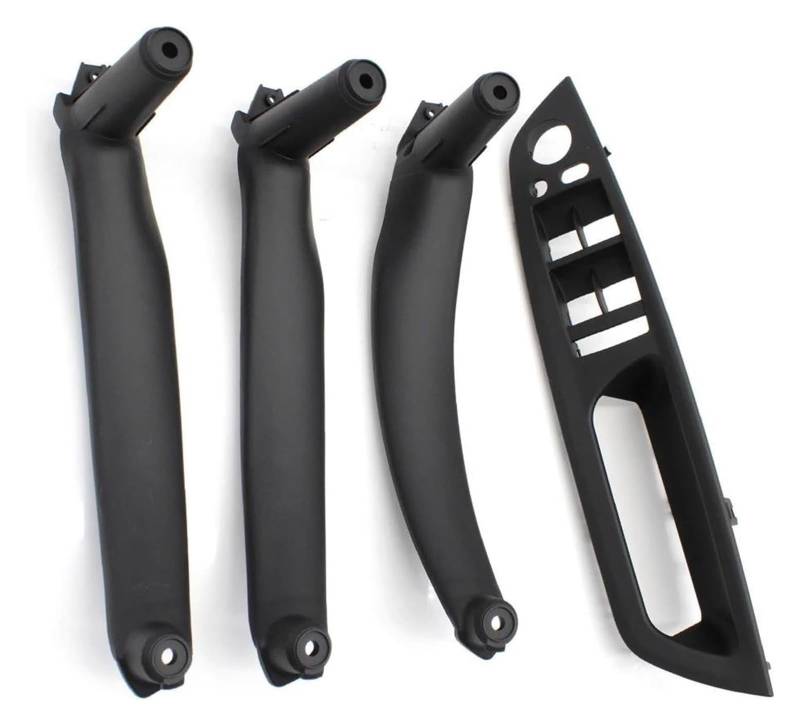 Auto Innere Türgriffverkleidung Für X5 X6 E70 E71 E72 2007-2014 RHD Rechtslenker Innentür Armlehne Zuggriff(Rhd Black 4pcs) von WERKFNKBNH