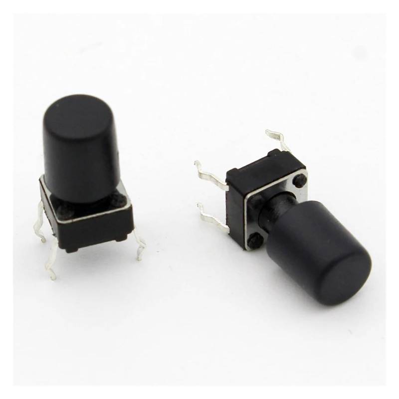 100pcs/lot Black Cap Hat G62 for 6 * 6mm Tactile Push Button Switch Lid Cover WERQKJXCZ von WERQKJXCZ