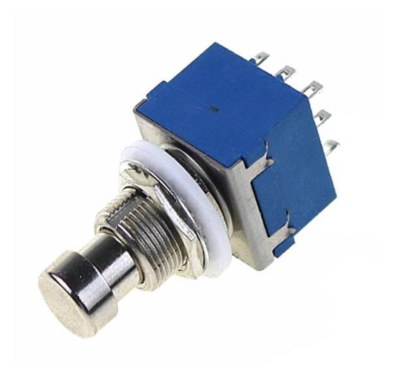 10PCS 9-pin 3PDT Guitar Effects Pedal Box Stomp Foot Metal Switch True Bypass WERQKJXCZ von WERQKJXCZ