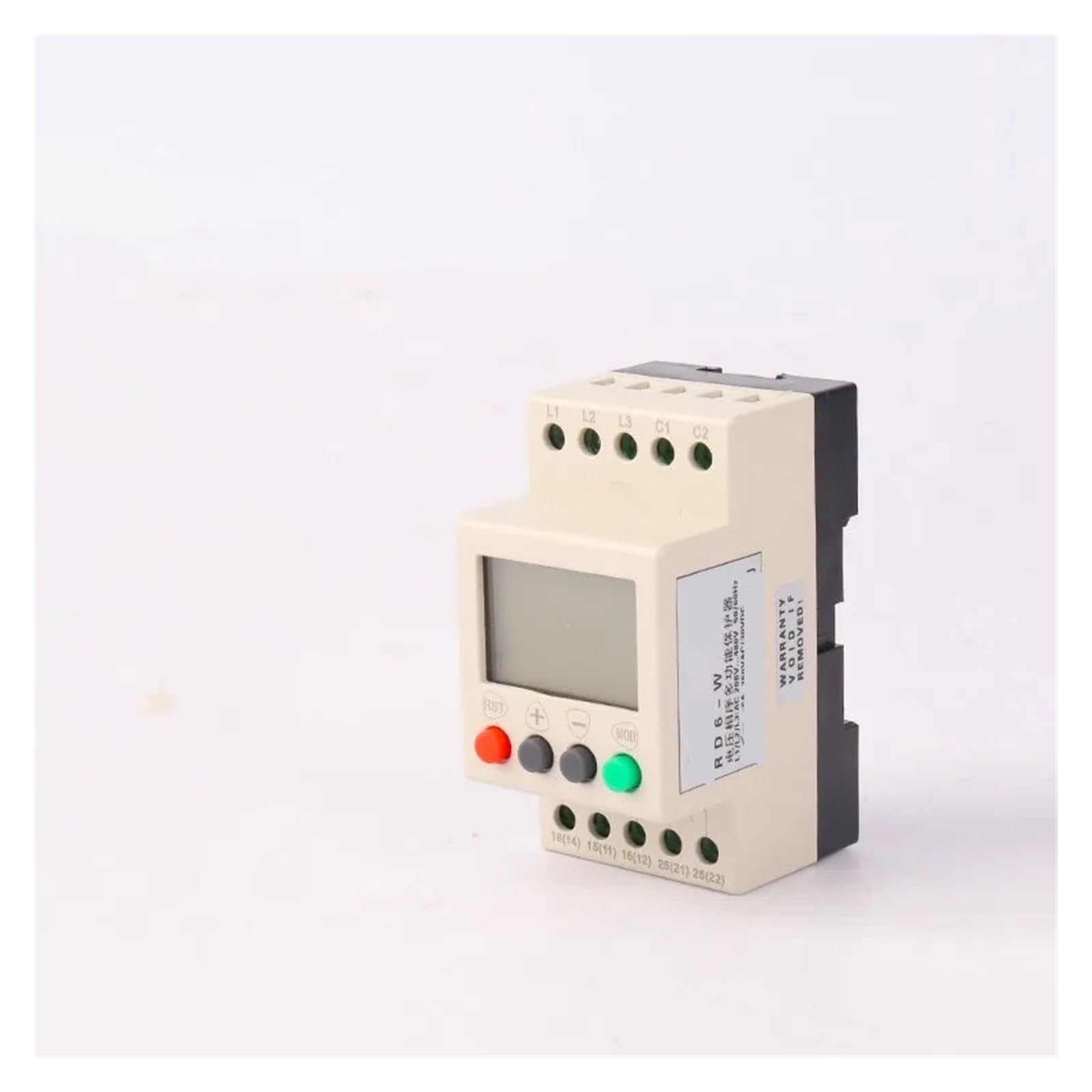 1PC Three Phase Relay RD6-W,Phase Failure,Phase Reversal,Phase Loss,Over-voltage Under-voltage Protection WERQKJXCZ 1PC Three Phase Relay RD6-W,Phase Failure,Phase Reversal,Phase Loss,Over-voltage Under-voltage Protection WERQKJXCZ von WERQKJXCZ