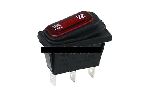 1PCS On/Off Rocker Switch KCD1 16A 125V 16(4) A 250V AC IP65 3 Feet red waterproof switch Light Switch WERQKJXCZ von WERQKJXCZ