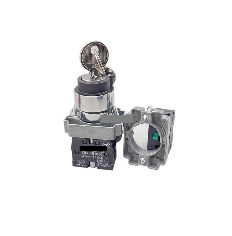1PCS XB2 BG21 2 position key operated selector selector pushbutton switch N/O push button switch WERQKJXCZ von WERQKJXCZ