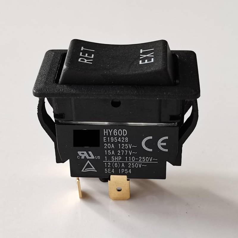 1Piece HY60D Rocker Switch,Automatic Reset RET-EXT,Control Bi-Direction Reversing of electronic starter 20A 125VAC 12(6) A 250VAC WERQKJXCZ von WERQKJXCZ