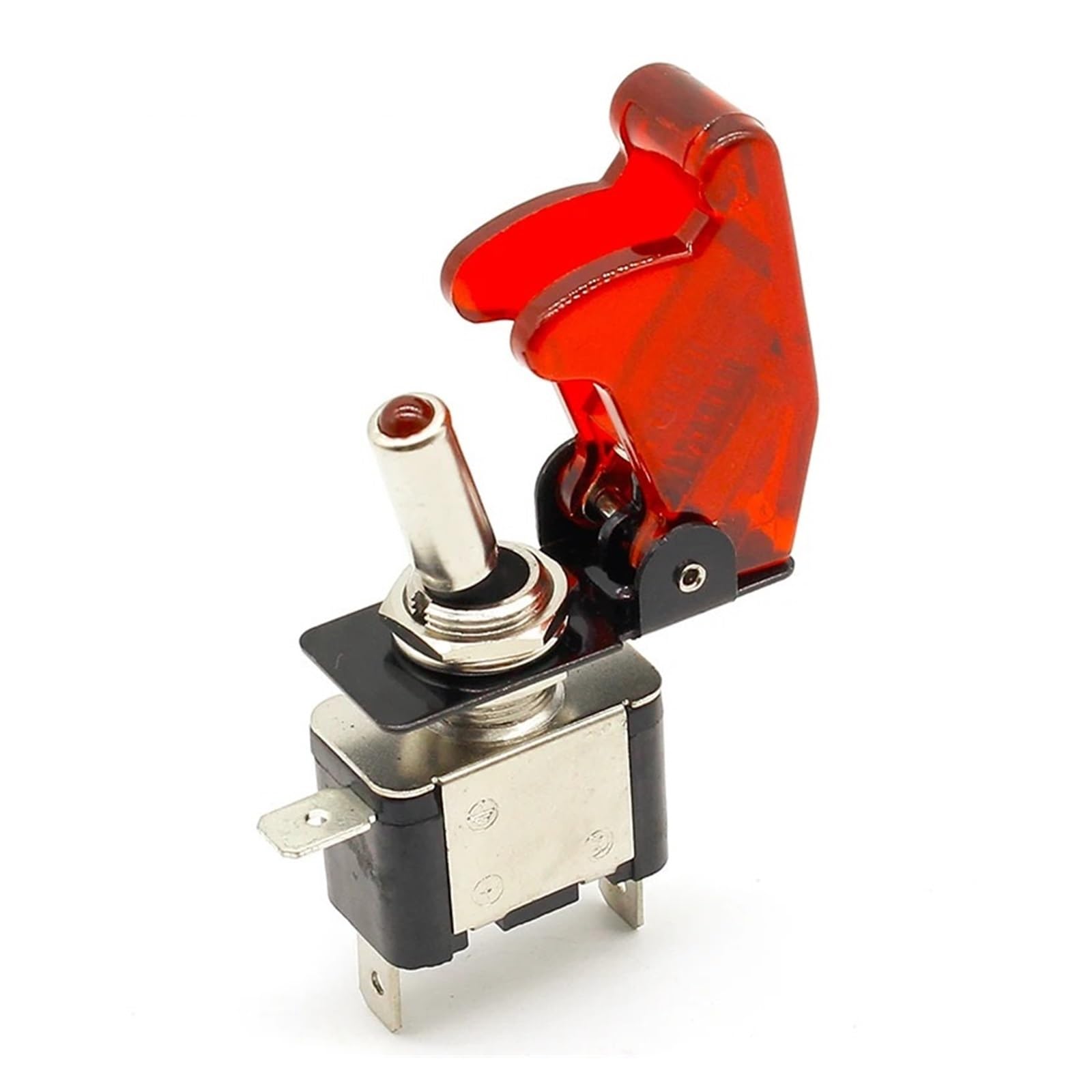 1pcs Red 12V 20A Racing Car Truck Boat Cover LED Push Button Rocker Toggle Switch Control+ dust cover WERQKJXCZ von WERQKJXCZ