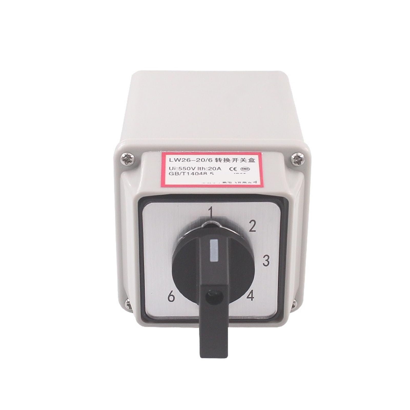 20A Changeover Rotary Switch LW26-20/6M YMW26 With Box 6 Gears 6 Sections 2 Wires 6-way Power Supply Voltage Signal WERQKJXCZ 20A Changeover Rotary Switch LW26-20/6M YMW26 With Box 6 Gears 6 Sections 2 Wires 6-way Power Supply Voltage Signal WERQKJXCZ von WERQKJXCZ