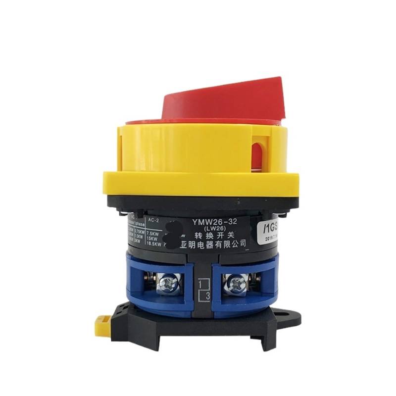 32A DIN Rail Mounted Changeover Rotary Cam Switch LW26GS-32/1 Rotate Power Cut-off Knob Isolation Master 2 Positions One Pole WERQKJXCZ von WERQKJXCZ