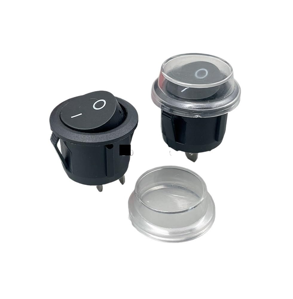 5 x KCD1-2 Round Black 2 Pin SPST ON-OFF Rocker Boat Switch 12V Snap + Coat WERQKJXCZ 5 x KCD1-2 Round Black 2 Pin SPST ON-OFF Rocker Boat Switch 12V Snap + Coat WERQKJXCZ von WERQKJXCZ