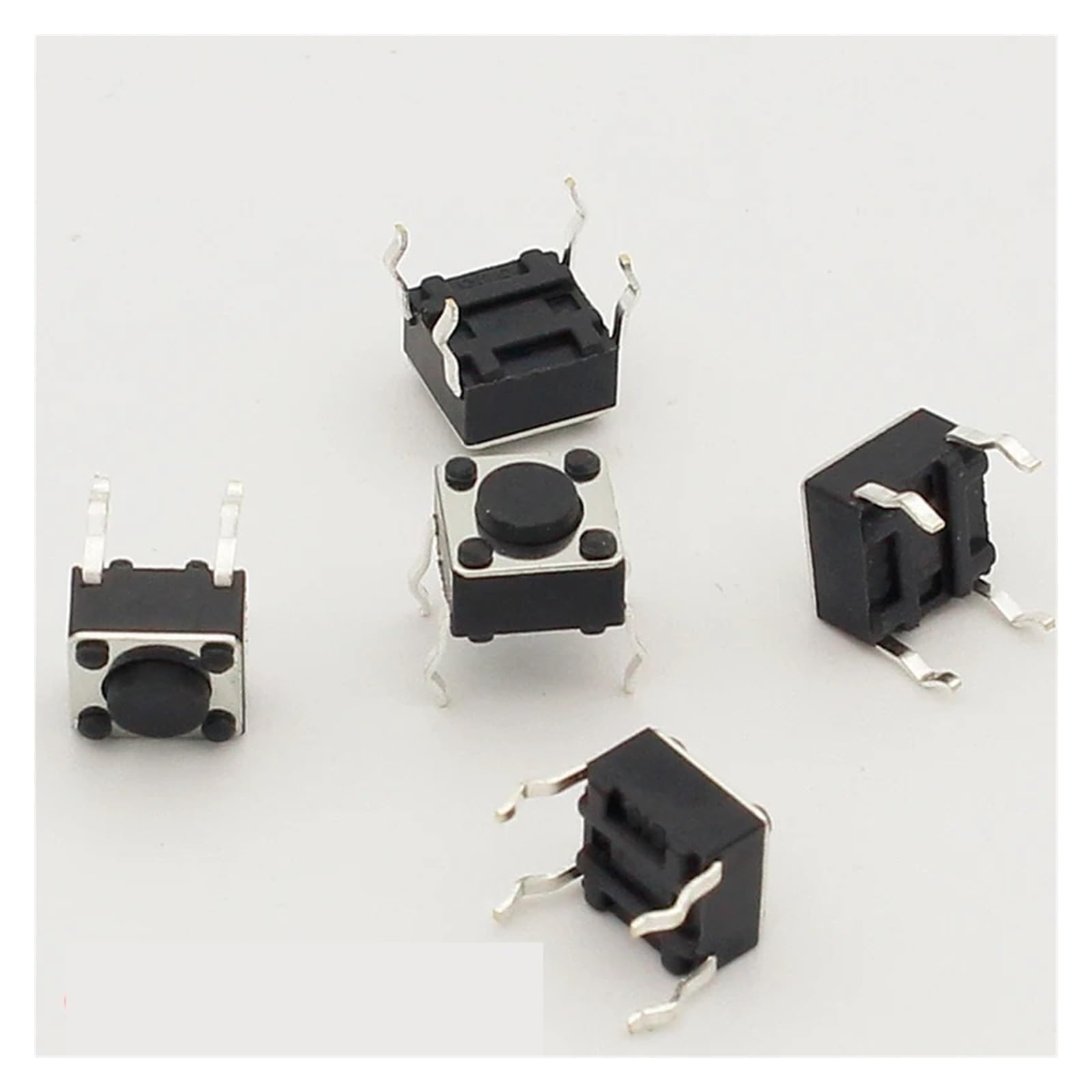 50pcs/lot 6x6x4.3MM 4PIN G89 Tactile Tact Push Button Switch Direct Plug-in Self-reset DIP WERQKJXCZ von WERQKJXCZ