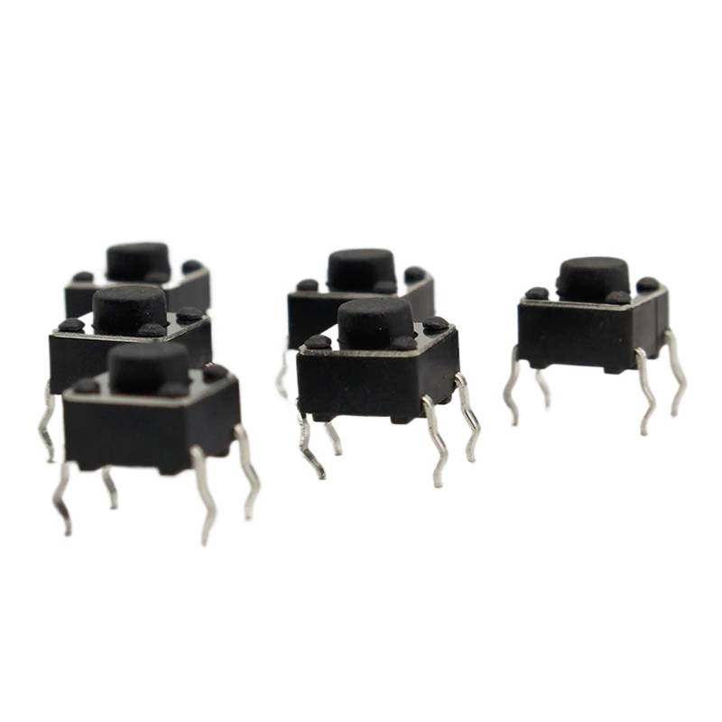 50pcs/lot 6x6x5MM 4PIN G90 Tactile Tact Push Button Switch Direct Self-reset DIP WERQKJXCZ von WERQKJXCZ