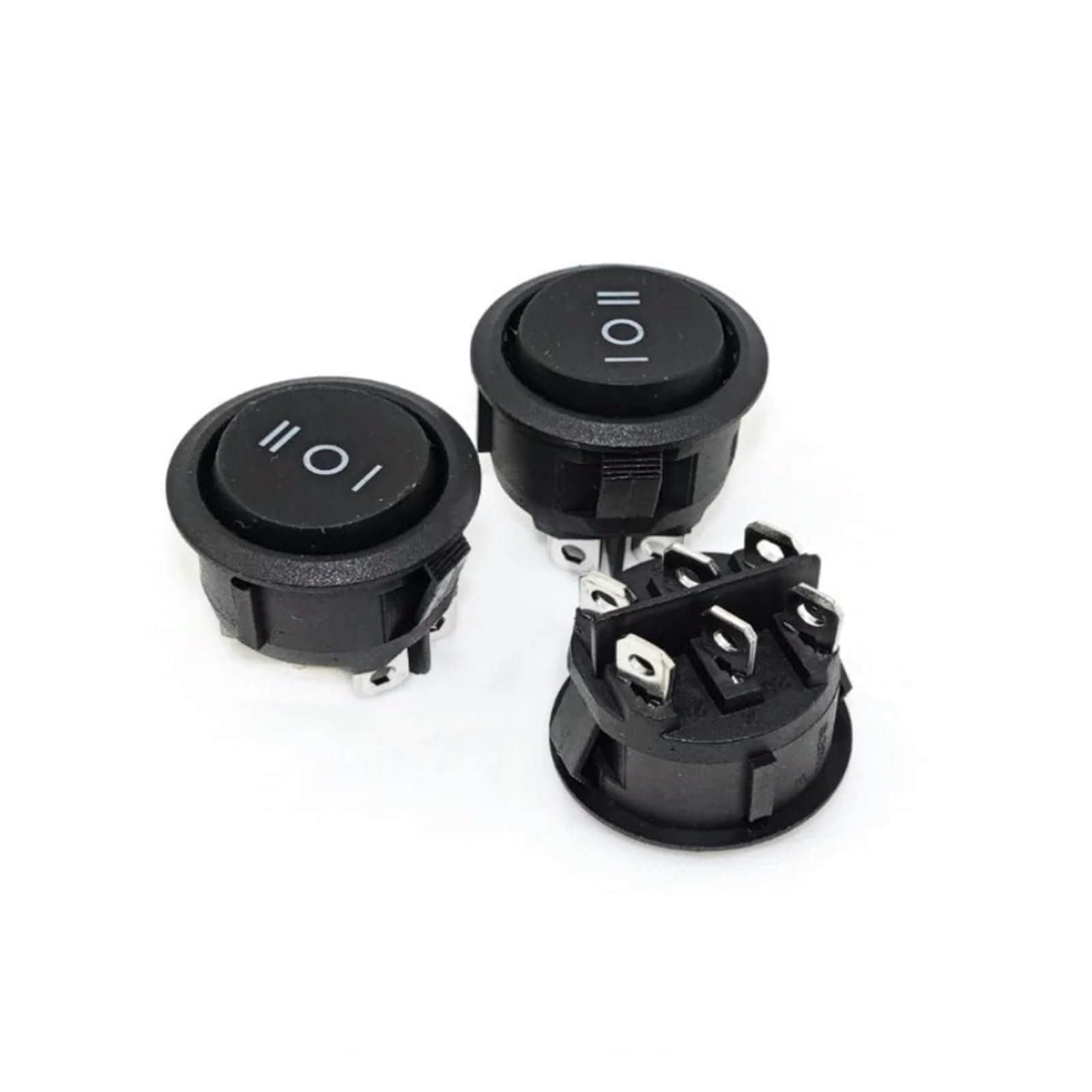 5PCS KCD1-206 23mm Round Rocker Switches 3 Position 6 PIN ON-OFF-ON Rocker Switch 10A 125VAC WERQKJXCZ von WERQKJXCZ