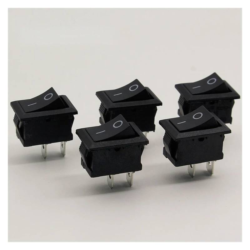 5Pcs/Lot Black Push Button Switch 6A-10A 110V 250V KCD1 2Pin Snap-in On/Off Rocker Switch 5PCS/Lot 21MM*15MM BLACK WERQKJXCZ von WERQKJXCZ