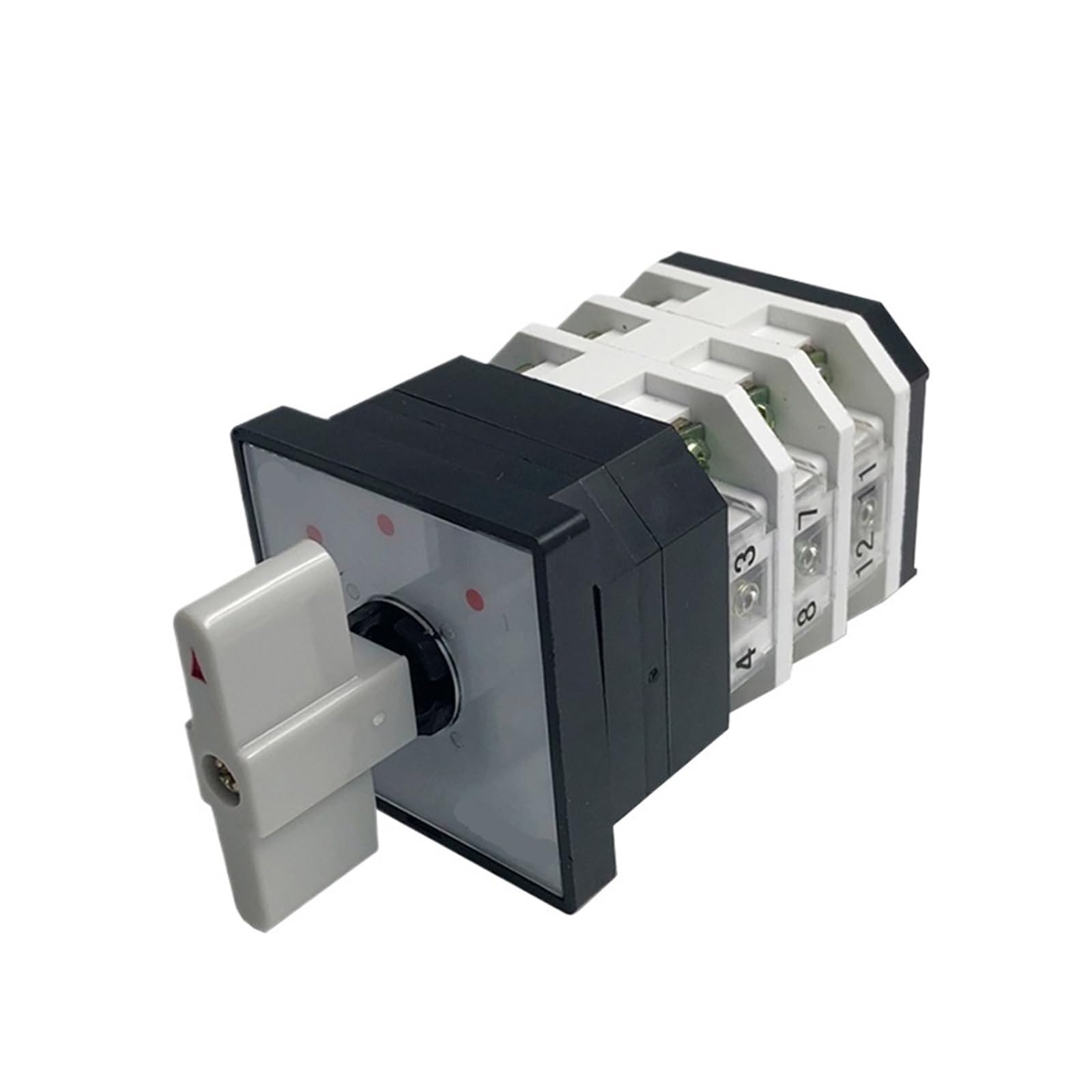 Cam Switch LW12-16/3 Rotary Changeover 12 Terminals 3 Positions On-Off-On DIY Dual Power Use For 5.5kw electronic starter Control Two Loads WERQKJXCZ Cam Switch LW12-16/3 Rotary Changeover 12 Terminals 3 Positions On-Off-On DIY Dual Power Use For 5.5kw electronic starter Control Two Loads WERQKJXCZ von WERQKJXCZ