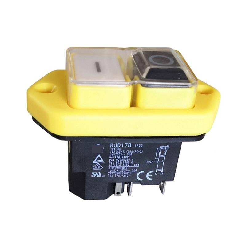 Electromagnetic Switch Push Button Switches for Slicer Lathes Milling Machine KJD17B 230V 5Pins WERQKJXCZ von WERQKJXCZ